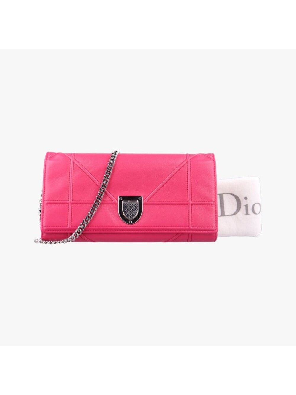Dior Diorama Pink Leather